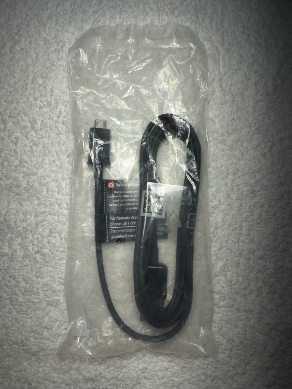 Samsung ECCIDU6BBE 5-Feet Micro USB Charging Data Cable Original OEM Black
